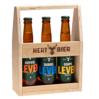 Mini Houten Bierkratje - Hert Bier