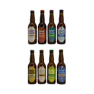 De Kemphaan Bierpakket - Basic Set - 8 Speciaalbiertjes